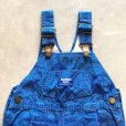 画像2: 【Kids 4T】USA製 OSHKOSH コットン オーバーオール サロペット 青 総柄■ビンテージ アメリカ古着 80s-90s オシュコシュ 子供服 キッズ