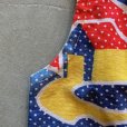 画像8: 【Kids】70s UNKNOWN ジップアップ ワンピース キュロット 総柄■ビンテージ レトロ アメリカ古着 レディース ハンドメイド
