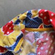 画像7: 【Kids】70s UNKNOWN ジップアップ ワンピース キュロット 総柄■ビンテージ レトロ アメリカ古着 レディース ハンドメイド