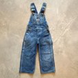 画像1: 【Kids 4T】USA製 BIG SMITH デニム オーバーオール サロペット ブルー 青■ビンテージ アメリカ古着 80s-90s 子供服 ビッグスミス (1)