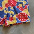 画像5: 【Kids】70s UNKNOWN ジップアップ ワンピース キュロット 総柄■ビンテージ レトロ アメリカ古着 レディース ハンドメイド