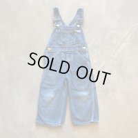 【Kids】70s USA製 Lee デニム オーバーオール サロペット ブルー 青■ビンテージ オールド アメリカ古着 子供服 キッズ リー No.1