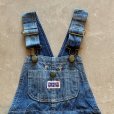画像2: 【Kids 4T】USA製 BIG SMITH デニム オーバーオール サロペット ブルー 青■ビンテージ アメリカ古着 80s-90s 子供服 ビッグスミス