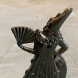 画像2: 【16.2cm】フランス 月光とピエロ ブロンズオブジェ■ビンテージ アンティーク ヨーロッパ雑貨 インテリア ブックエンド コロンビーヌ