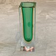 画像6: 【15.0cm】イタリア製 MURANO ムラノガラス フラワーベース グリーン 緑■ビンテージ アンティーク ヨーロッパ雑貨 インテリア 花瓶