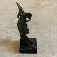 画像6: 【16.2cm】フランス 月光とピエロ ブロンズオブジェ■ビンテージ アンティーク ヨーロッパ雑貨 インテリア ブックエンド コロンビーヌ