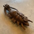 画像5: 【43cm】ハンドメイド 木製 セヌフォ族 アフリカン マスク 仮面■ビンテージ アンティーク お面 インテリア プリミティブ コートジボワール
