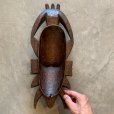 画像8: 【43cm】ハンドメイド 木製 セヌフォ族 アフリカン マスク 仮面■ビンテージ アンティーク お面 インテリア プリミティブ コートジボワール