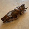 画像4: 【43cm】ハンドメイド 木製 セヌフォ族 アフリカン マスク 仮面■ビンテージ アンティーク お面 インテリア プリミティブ コートジボワール