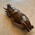 画像3: 【43cm】ハンドメイド 木製 セヌフォ族 アフリカン マスク 仮面■ビンテージ アンティーク お面 インテリア プリミティブ コートジボワール
