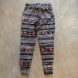 画像8: 【M】Smoke Rise テーパード イージーパンツ ハイビスカス 総柄■アメリカ古着 ポケット付き レディース