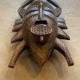 画像6: 【43cm】ハンドメイド 木製 セヌフォ族 アフリカン マスク 仮面■ビンテージ アンティーク お面 インテリア プリミティブ コートジボワール