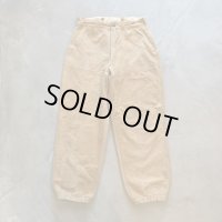 【W30】50s-60s RED HEAD ダブルニー ハンティングパンツ ブラウンダック 茶色■ビンテージ オールド アメリカ古着 レッドヘッド