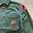 画像3: 【Boys or Ladies】60s BSA ボーイスカウト 長袖シャツ 深緑■ビンテージ オールド レトロ アメリカ古着 オールコットン ワーク ワッペン