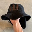 画像9: 【59cm Lサイズ】S.W. メッシュ サンシェードハット ブラック 黒無地■ビンテージ オールド アメリカ古着 帽子 90s サファリハット