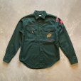 画像1: 【Boys or Ladies】60s BSA ボーイスカウト 長袖シャツ 深緑■ビンテージ オールド レトロ アメリカ古着 オールコットン ワーク ワッペン (1)