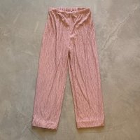 【S(Free)】USA製 Sharon Anthony 楊柳 イージーパンツ ラベンダー ピンク■ビンテージ オールド アメリカ古着 レディース 80s-90s