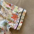 画像4: 【Ladies】ERIN LONDON パリ エッフェル塔 半袖シャツ 白 総柄■ビンテージ オールド レトロ アメリカ古着 レディース 90s