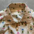 画像3: 【Ladies or Kids】50s UNKNOWN ランタン柄 長袖シャツ 総柄■ビンテージ レトロ アメリカ古着 レディース 子供服 レーヨン シルク