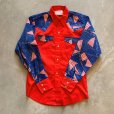 画像5: 【Boys or Ladies】USA製 DEE-CEE 長袖ウエスタンシャツ バンダナ柄 赤■ビンテージ オールド レトロ アメリカ古着 レディース 70s/80s
