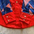 画像6: 【Boys or Ladies】USA製 DEE-CEE 長袖ウエスタンシャツ バンダナ柄 赤■ビンテージ オールド レトロ アメリカ古着 レディース 70s/80s