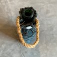 画像5: 【28.5cm】ラグ(カーペット)×ガラスボトル フラワーベース 花瓶■ビンテージ アンティーク アメリカ雑貨 インテリア フォークアート No.2