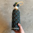 画像8: 【28.5cm】ラグ(カーペット)×ガラスボトル フラワーベース 花瓶■ビンテージ アンティーク アメリカ雑貨 インテリア フォークアート No.2