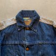 画像2: 【Kids】80s USA製 OSHKOSH デニムジャケット 青×ヒッコリー■ビンテージ オールド アメリカ古着 ボーイズ ジージャン オシュコシュ