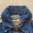 画像3: 【Kids】80s USA製 OSHKOSH デニムジャケット 青×ヒッコリー■ビンテージ オールド アメリカ古着 ボーイズ ジージャン オシュコシュ
