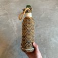画像6: 【28.5cm】ゴブラン織り×ガラスボトル フラワーベース 花瓶■ビンテージ アンティーク アメリカ雑貨 インテリア フォークアート No.1