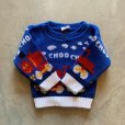 画像7: 【Kids】USA製 CHOO CHOO TRAIN アクリルニット セーター 青■ビンテージ アメリカ古着 キッズ 子供服 機関車 チューチュートレイン