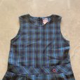 画像2: 【Kids】USA製 ROYAL PARK ノースリーブ ワンピース 青チェック■ビンテージ レトロ アメリカ古着 レディース キッズ 子供服