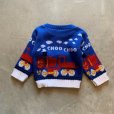 画像8: 【Kids】USA製 CHOO CHOO TRAIN アクリルニット セーター 青■ビンテージ アメリカ古着 キッズ 子供服 機関車 チューチュートレイン