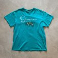 画像1: 【L】メキシコ製 DELTA 女王蜂 Quenn プリントTシャツ 青緑■ビンテージ オールド アメリカ古着 2000s コットン ハチ (1)