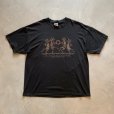 画像1: 【XL】メキシコ製 90s-2000s HANES ココペリ プリントTシャツ ブラック 黒■ビンテージ アメリカ古着 ヘインズ ネイティブアメリカン (1)