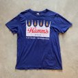 画像1: 【L】Hamm's BEER ハムズ ビール会社 プリントTシャツ ネイビー ブルー■アメリカ古着 企業 GILDAN ギルダン (1)