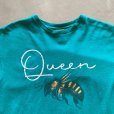 画像2: 【L】メキシコ製 DELTA 女王蜂 Quenn プリントTシャツ 青緑■ビンテージ オールド アメリカ古着 2000s コットン ハチ