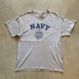 画像1: 【L】GILDAN「US NAVY」ミリタリー プリントTシャツ グレー■ビンテージ オールド アメリカ古着 ギルダン コットン (1)