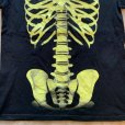 画像3: 【S/M】JERZEES スカルボーン プリントTシャツ ブラック 黒■ビンテージ オールド アメリカ古着 2000s 2010s 骨 (3)