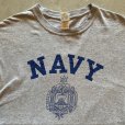 画像2: 【L】GILDAN「US NAVY」ミリタリー プリントTシャツ グレー■ビンテージ オールド アメリカ古着 ギルダン コットン (2)