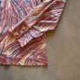 画像5: 【Ladies】70s Graff 長袖ポリエステルシャツ 総柄■ビンテージ オールド レトロ アメリカ古着 レディース ポリシャツ アート (5)