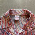 画像4: 【Ladies】70s Graff 長袖ポリエステルシャツ 総柄■ビンテージ オールド レトロ アメリカ古着 レディース ポリシャツ アート (4)