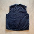 画像9: 【XL/2XL】メキシコ製 CINTAS ジップアップ 中綿ワークベスト ネイビー 紺■ビンテージ オールド アメリカ古着 刺繍入り