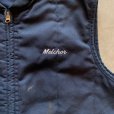 画像3: 【XL/2XL】メキシコ製 CINTAS ジップアップ 中綿ワークベスト ネイビー 紺■ビンテージ オールド アメリカ古着 刺繍入り