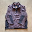 画像6: 【XL】fat face ハーフジップ 鹿の子 トップス ナス紺■ビンテージ オールド 古着 コットン 裏起毛スウェット