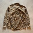 画像8: 【M】MOSSY OAK 長袖シャモアクロスシャツ リアルツリーカモ 迷彩■ビンテージ オールド アメリカ古着 総柄 ネルシャツ ハンティング