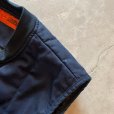 画像8: 【XL/2XL】メキシコ製 CINTAS ジップアップ 中綿ワークベスト ネイビー 紺■ビンテージ オールド アメリカ古着 刺繍入り