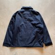 画像8: 【L/XL】CINTAS ジップアップ ワークジャケット ネイビー 紺無地■ビンテージ オールド アメリカ古着 裏地キルティング