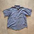 画像4: 【L/XL】60s JAIL ステンシル プリズナー 半袖シャンブレーシャツ■ビンテージ オールド アメリカ古着 囚人 コットン