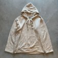 画像1: 【L/XL】メキシコ製 EARTH RAGZ アクリル メキシカンパーカー 白 生成り色 無地■ビンテージ オールド レトロ アメリカ古着 エスニック (1)